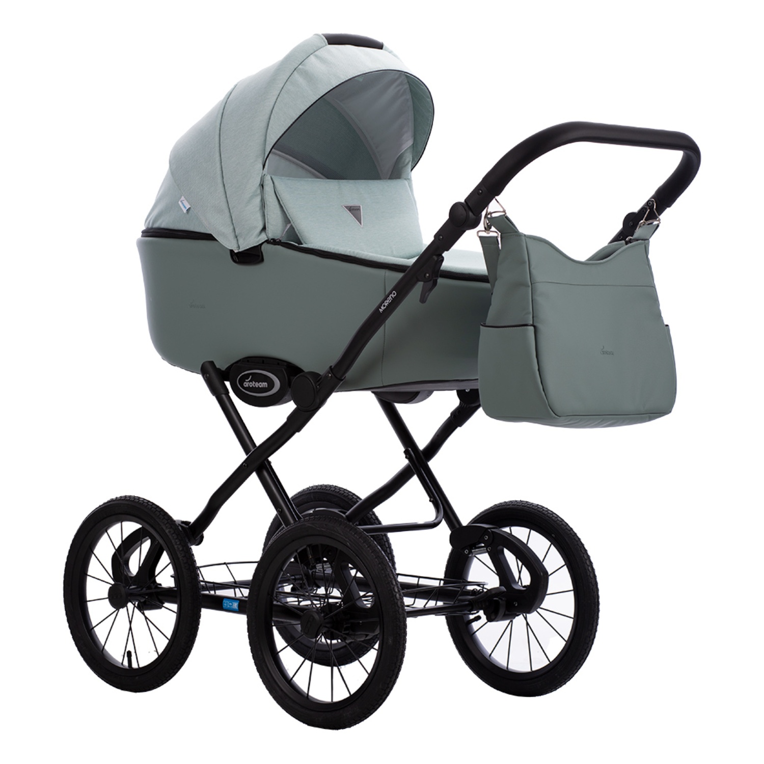 Коляска 2в1 Aroteam Moreno SL 01 зеленый - фото 1