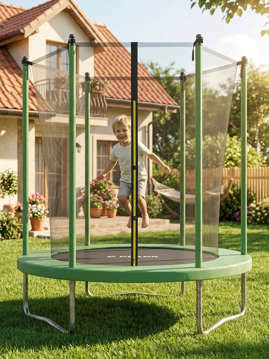 Уличный детский батут Plank SKY 6ft 183 см с внутренней сеткой - фото 10