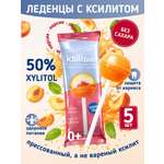 Леденцы на палочке без сахара с ксилитом Ksilibon персик 5 шт
