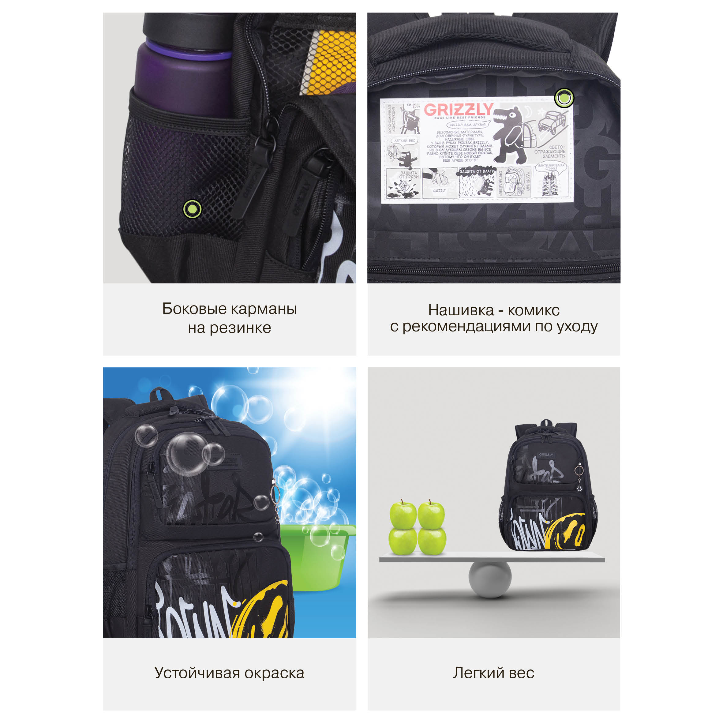 Рюкзак Grizzly для мальчика - фото 14
