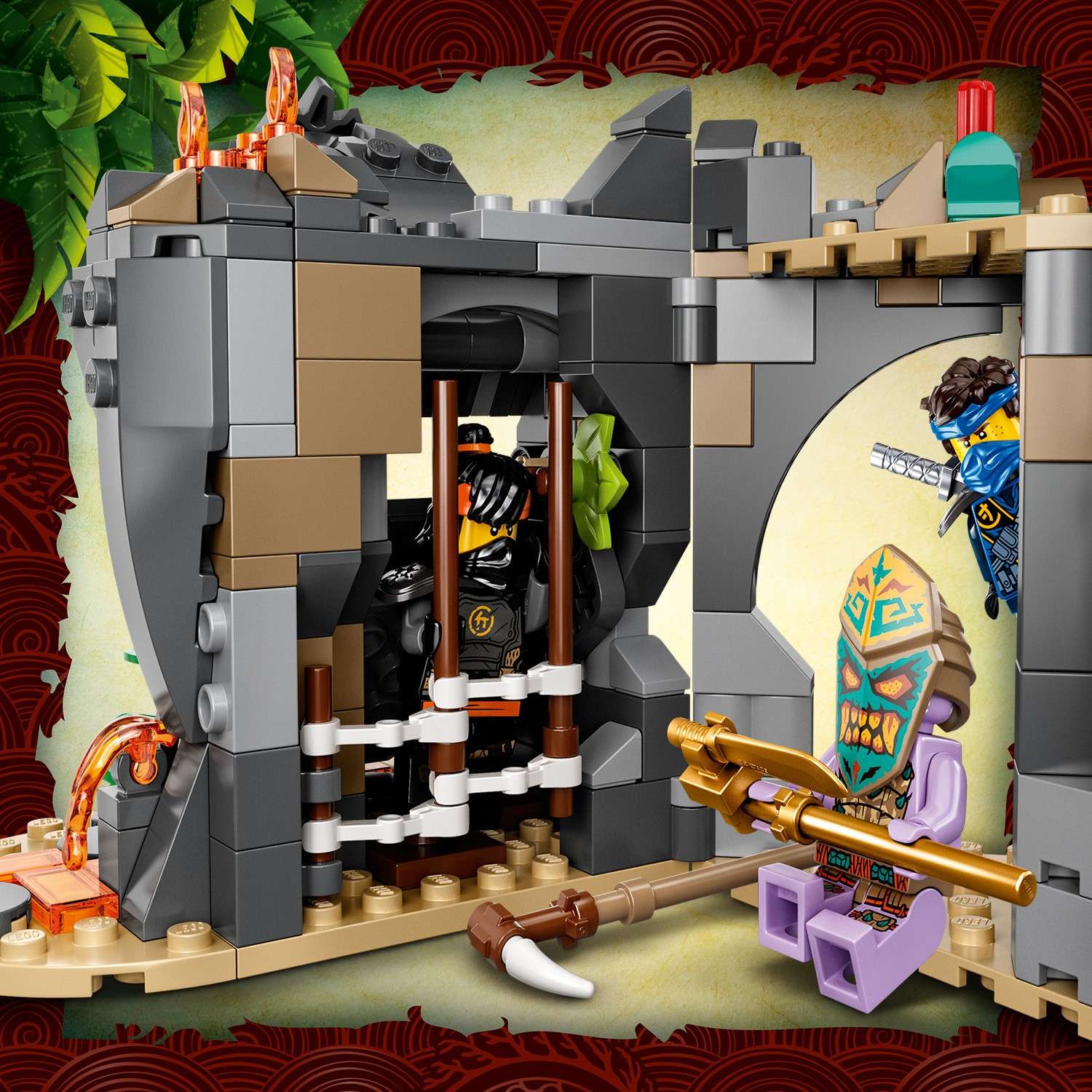 Конструктор LEGO NINJAGO Деревня Хранителей блочный - фото 4