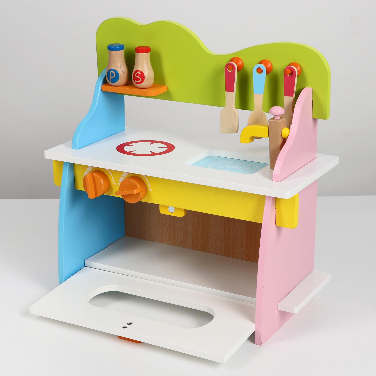 Игрушка Sima-Land плита, посуда - фото 3