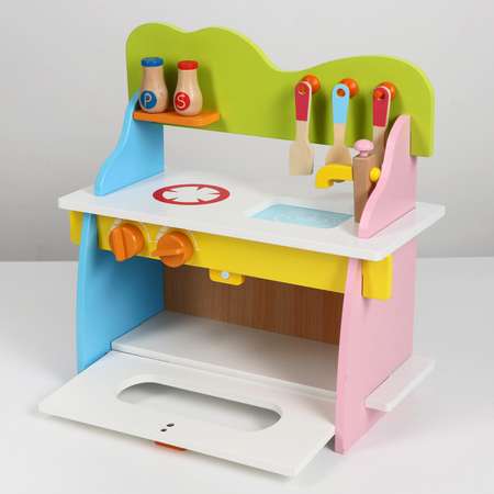 Игрушка Sima-Land плита, посуда