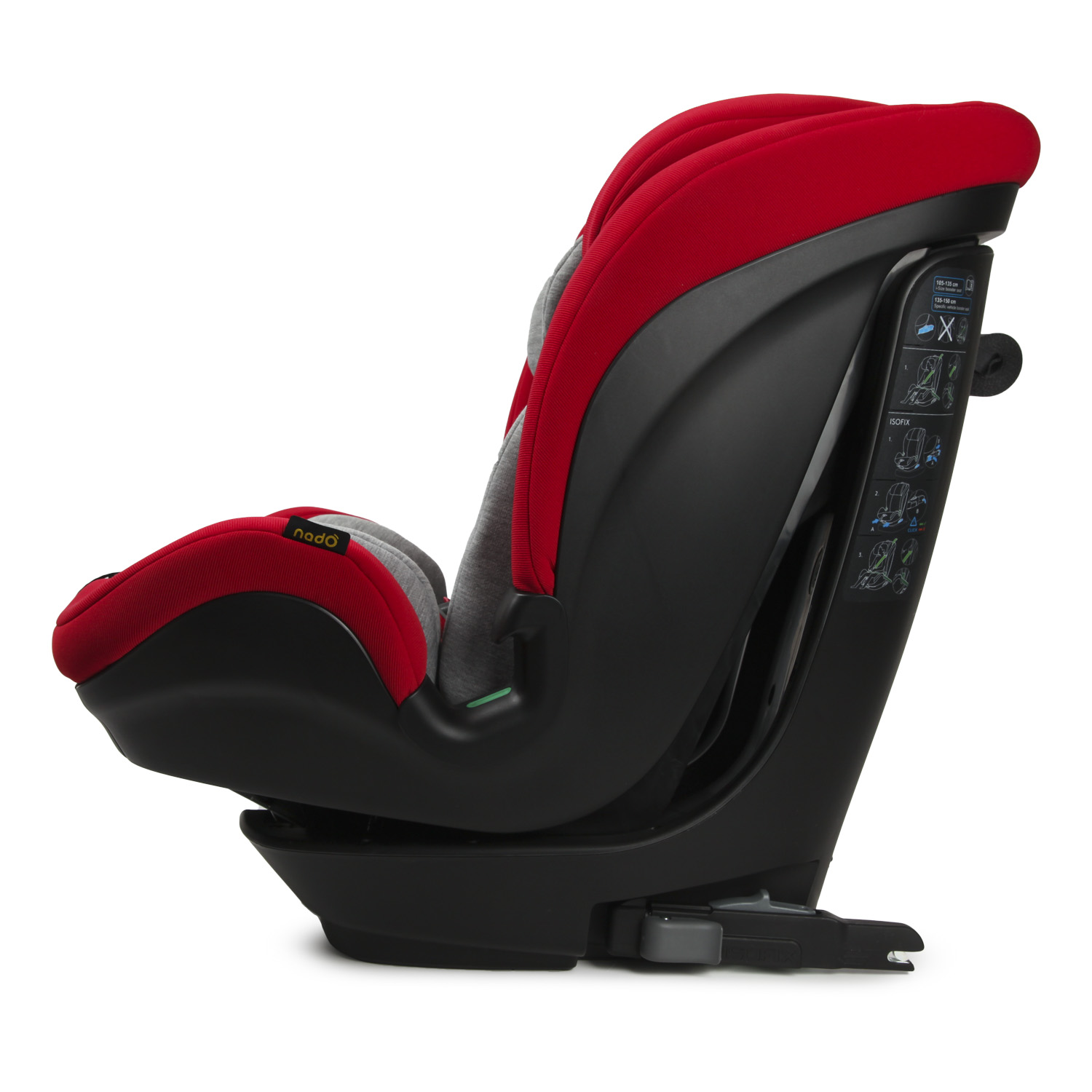 Автокресло nado Garnet red Isofix 1/2/3 (9-36 кг) - фото 16