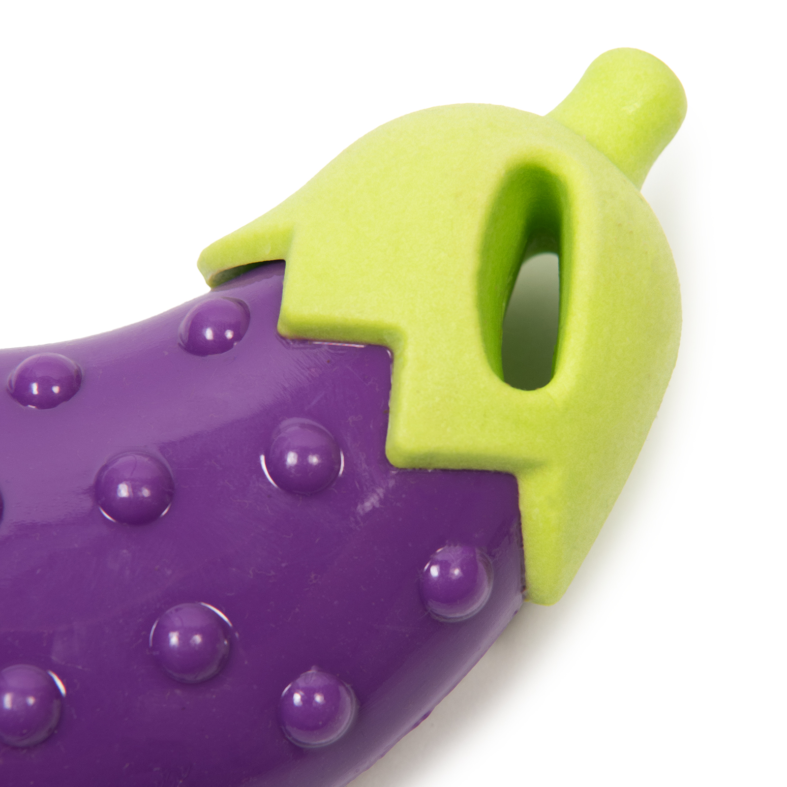 Игрушка для собак Barbaks Баклажан пищит TPR 11см - фото 3