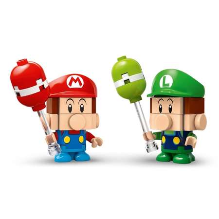 Конструктор LEGO Super Mario Марио против Малыша Луиджи блочный