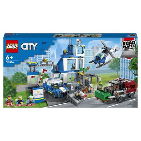 Конструктор LEGO City Police Полицейский участок блочный
