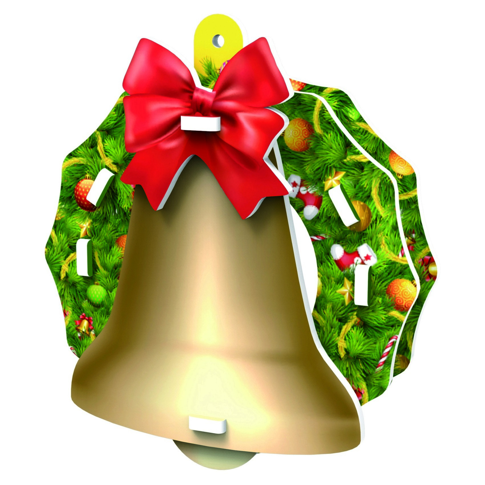 Пазл IQ 3D PUZZLE Новогоднее украшение 3D - фото 1