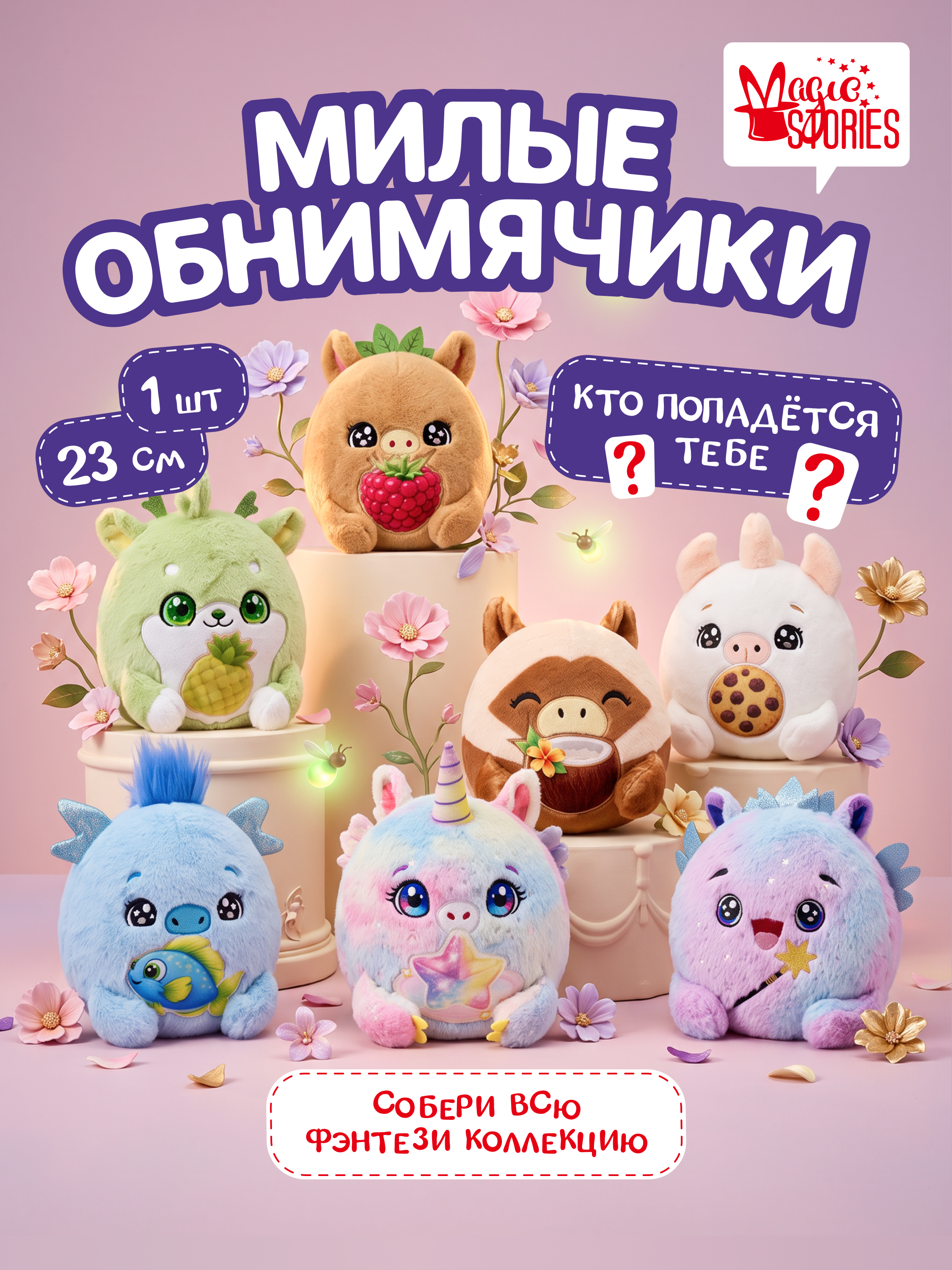 Мягкая игрушка Magic Stories Мяч секретная коллекция 2 - фото 1