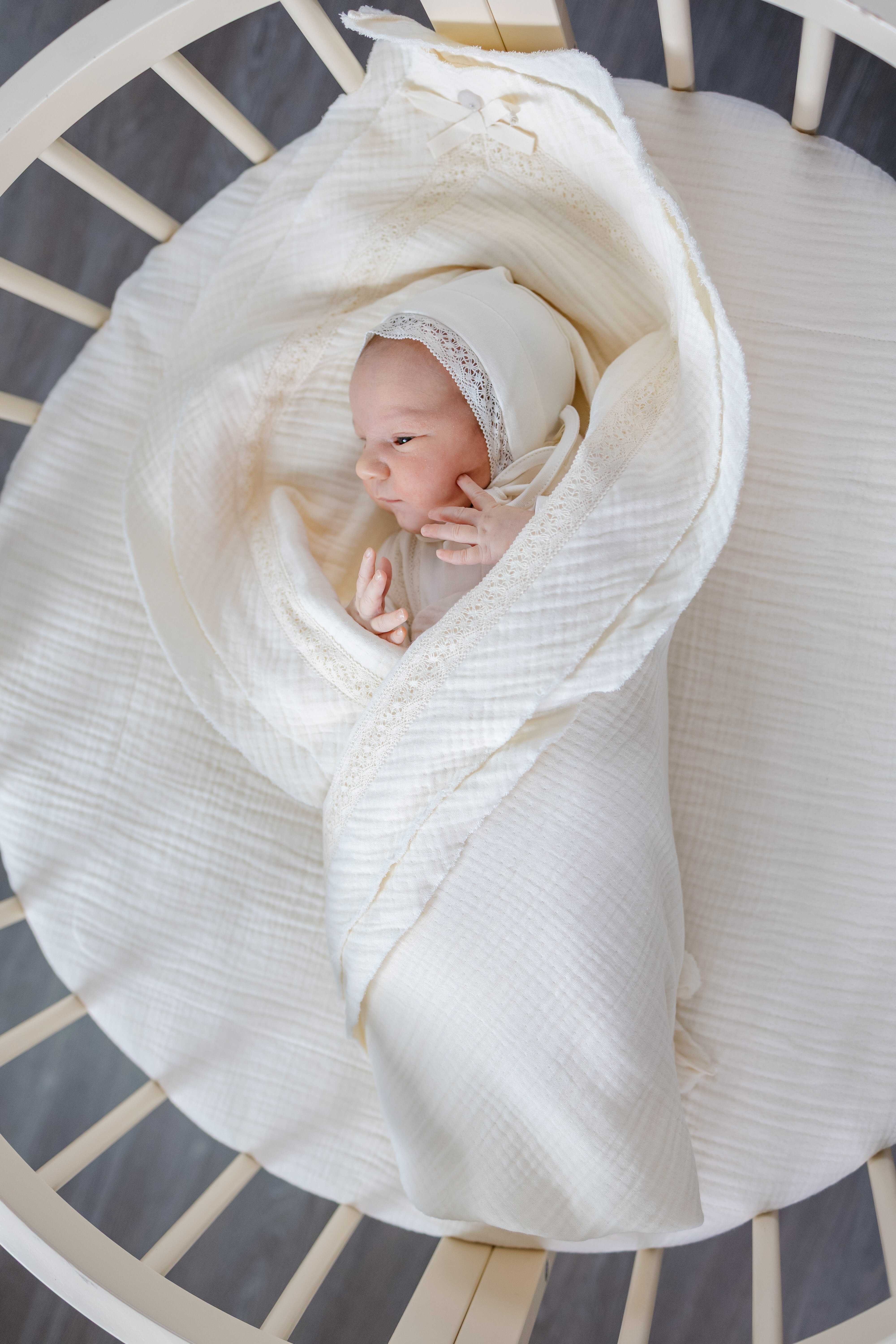 Плед НаследникЪ Выжанова муслиновый на выписку 95 x 95 см хлопок - фото 2