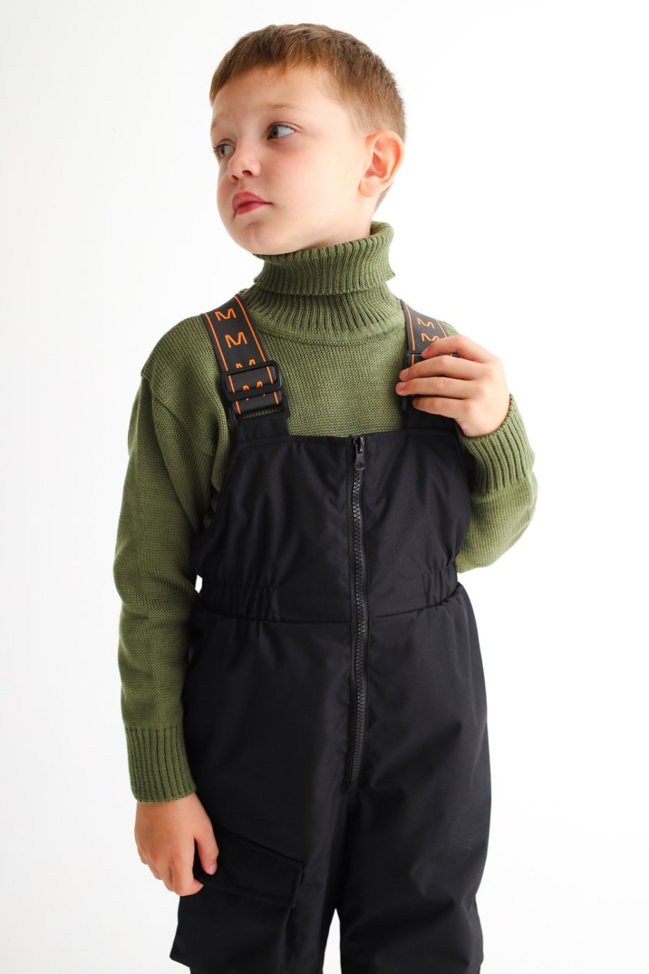 Полукомбинезон MINIDINO MDW1-IW002/0Полукомбинезон спортивный зимний Асимметрия черный - фото 6