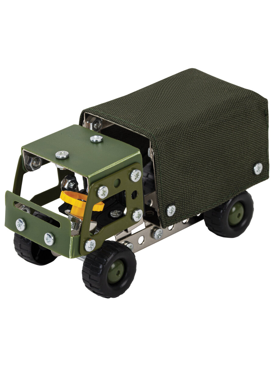 Конструктор BAMBOX Военный грузовик металлический 116 дет. - фото 3