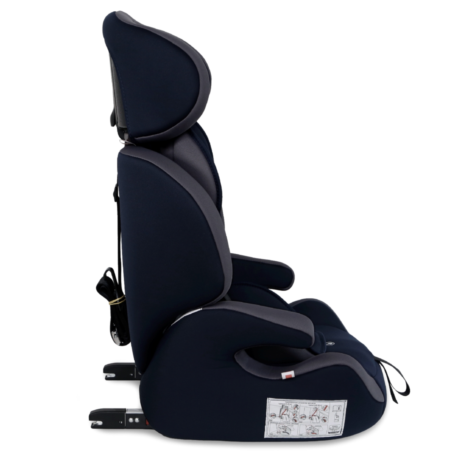 Автокресло Babyton Drive Fix Indigo-Gray Isofix 1/2/3 (9-36 кг) - фото 17