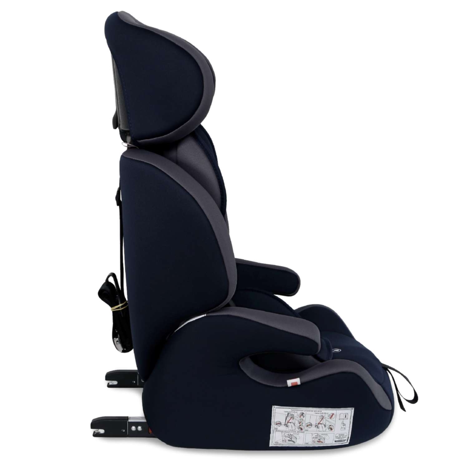 Автокресло Babyton Drive Fix Indigo-Gray Isofix 1/2/3 (9-36 кг) - фото 17