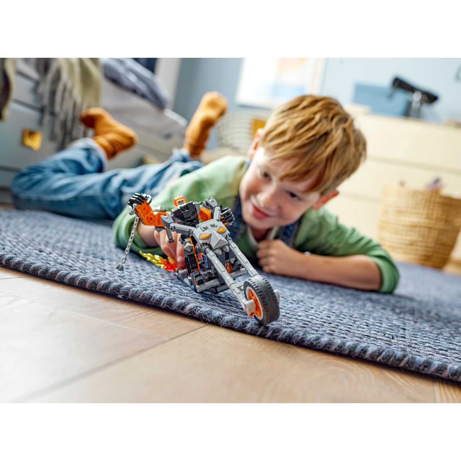 Конструктор LEGO DC Super Heroes Ghost Rider Mech and Bike 264 дет. - фото 6