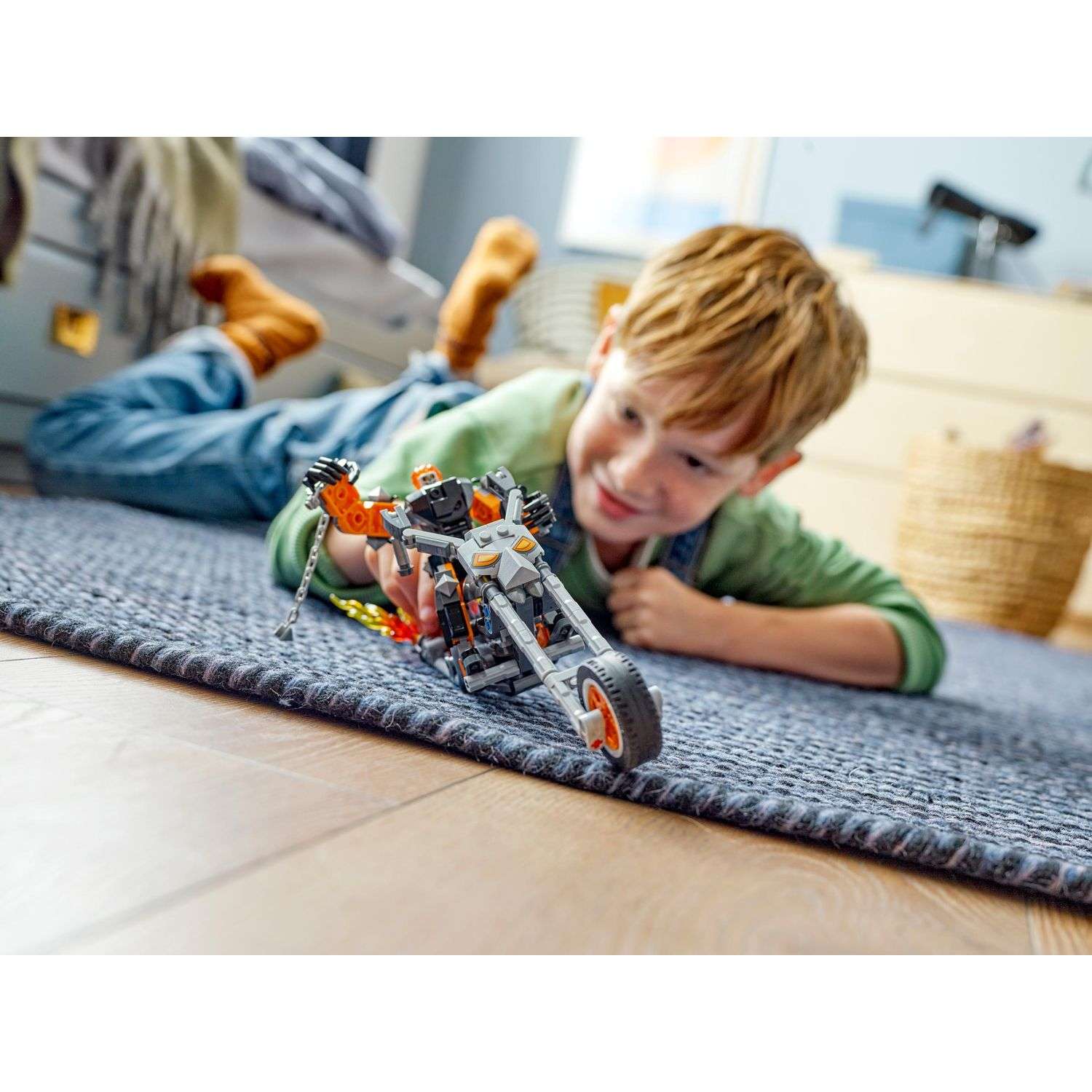 Конструктор LEGO DC Super Heroes Ghost Rider Mech and Bike 264 дет. - фото 6