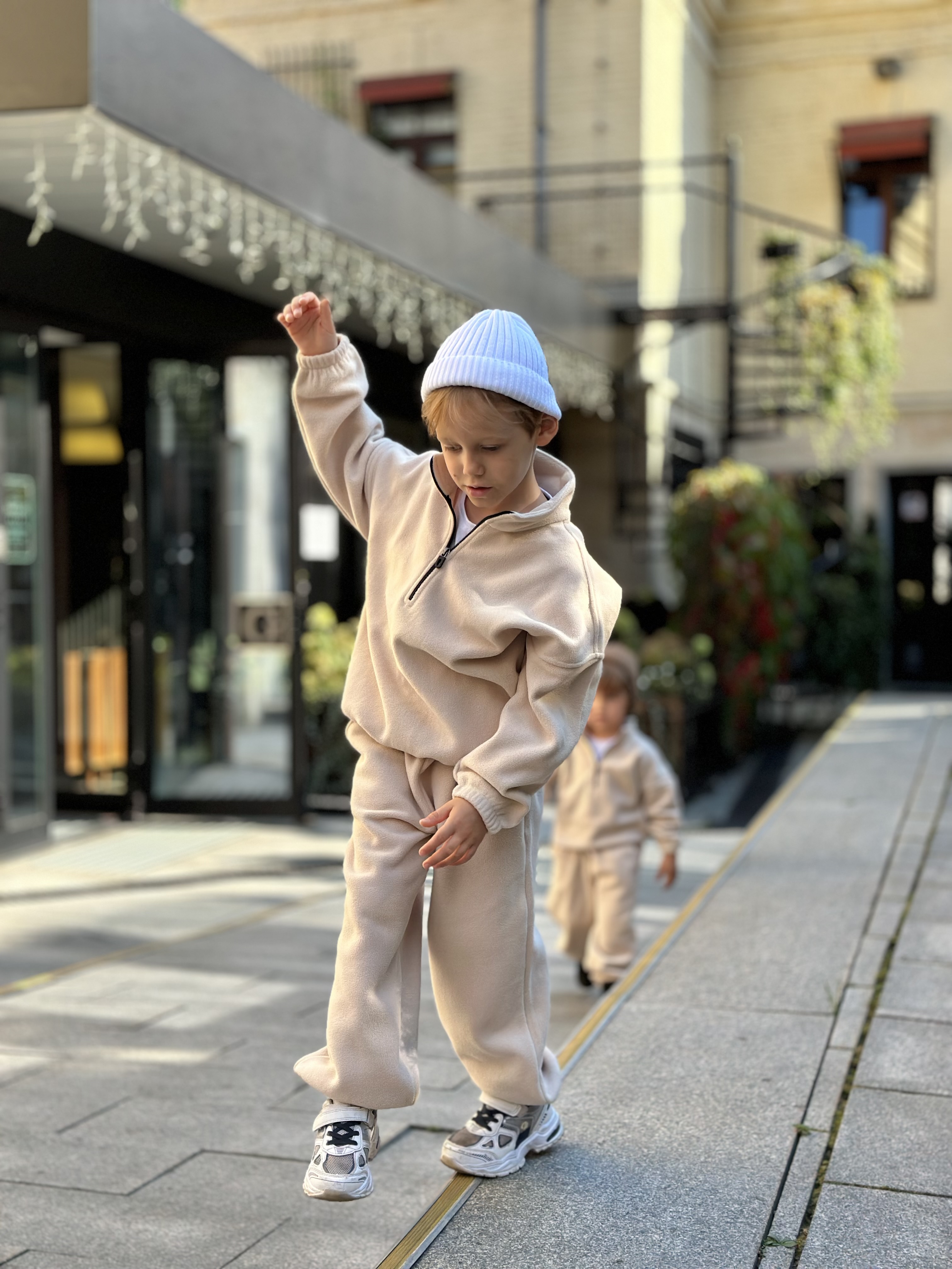 Костюм Tiny Bestie флис беж - фото 4