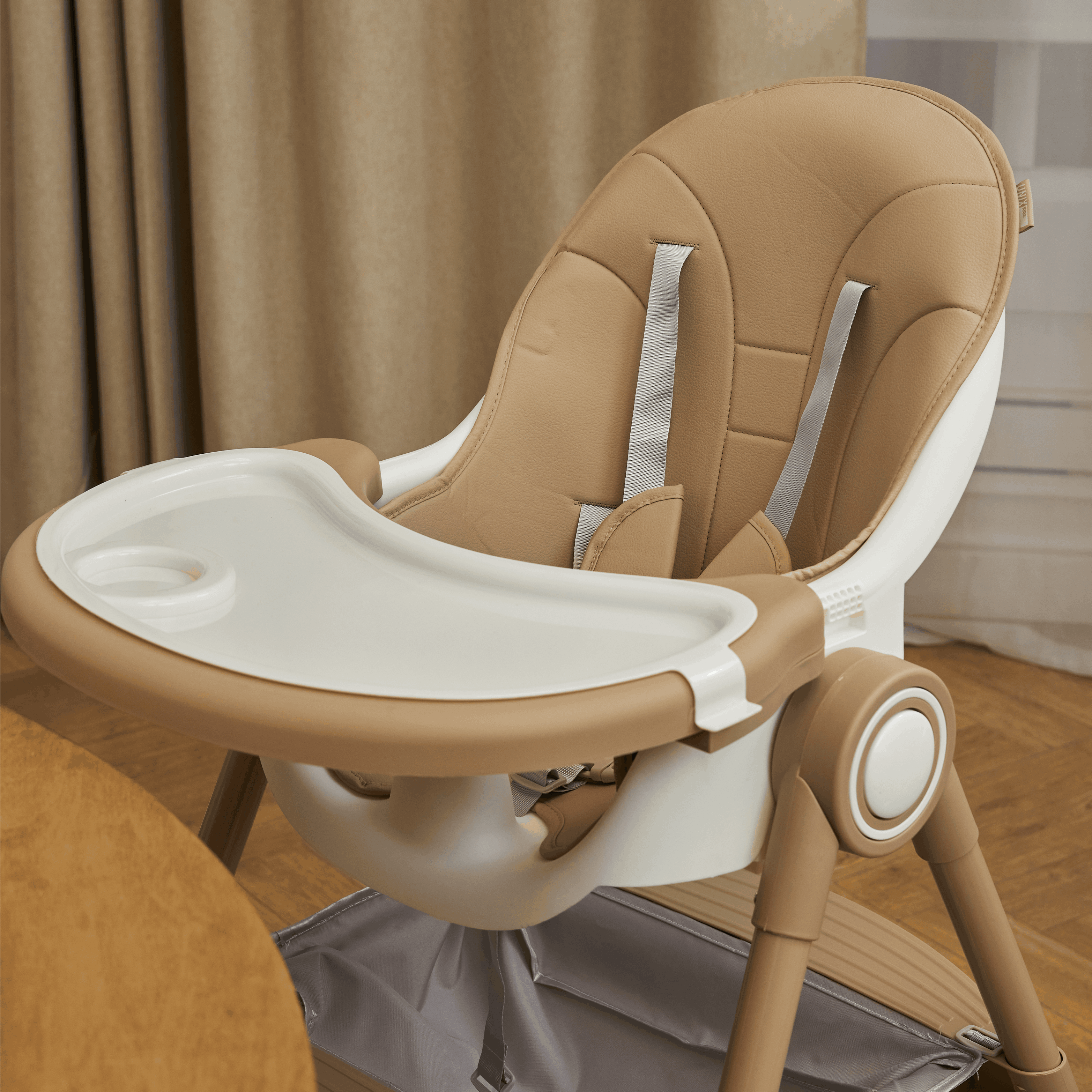 Стульчик для кормления UNIX Kids Classic бежевый - фото 20
