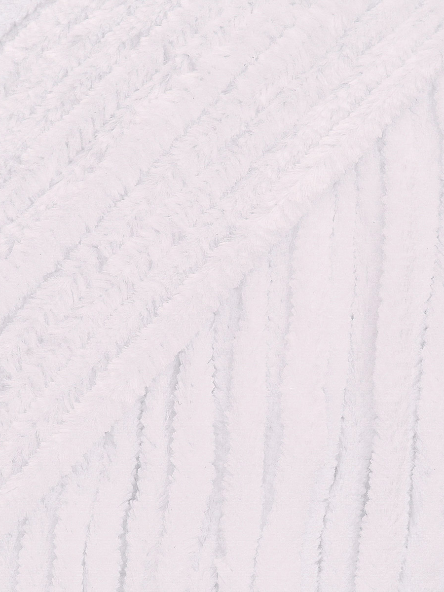 Пряжа для вязания YarnArt Velour 100 г 170 м микрополиэстер мягкая велюровая 5 мотков 840 белый - фото 4