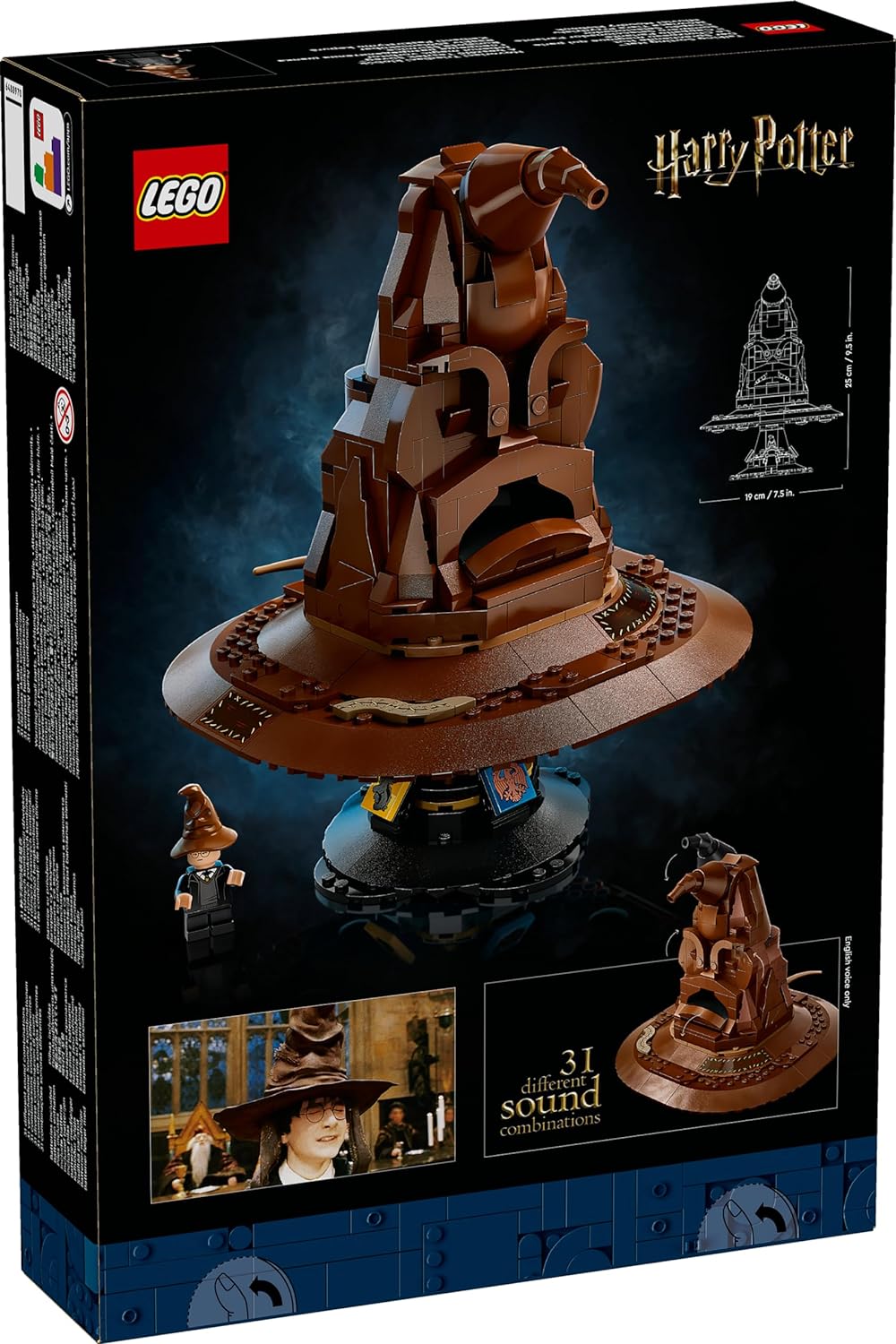 Конструктор LEGO Harry Potter Говорящая Распределяющая шляпа 561 дет. - фото 3