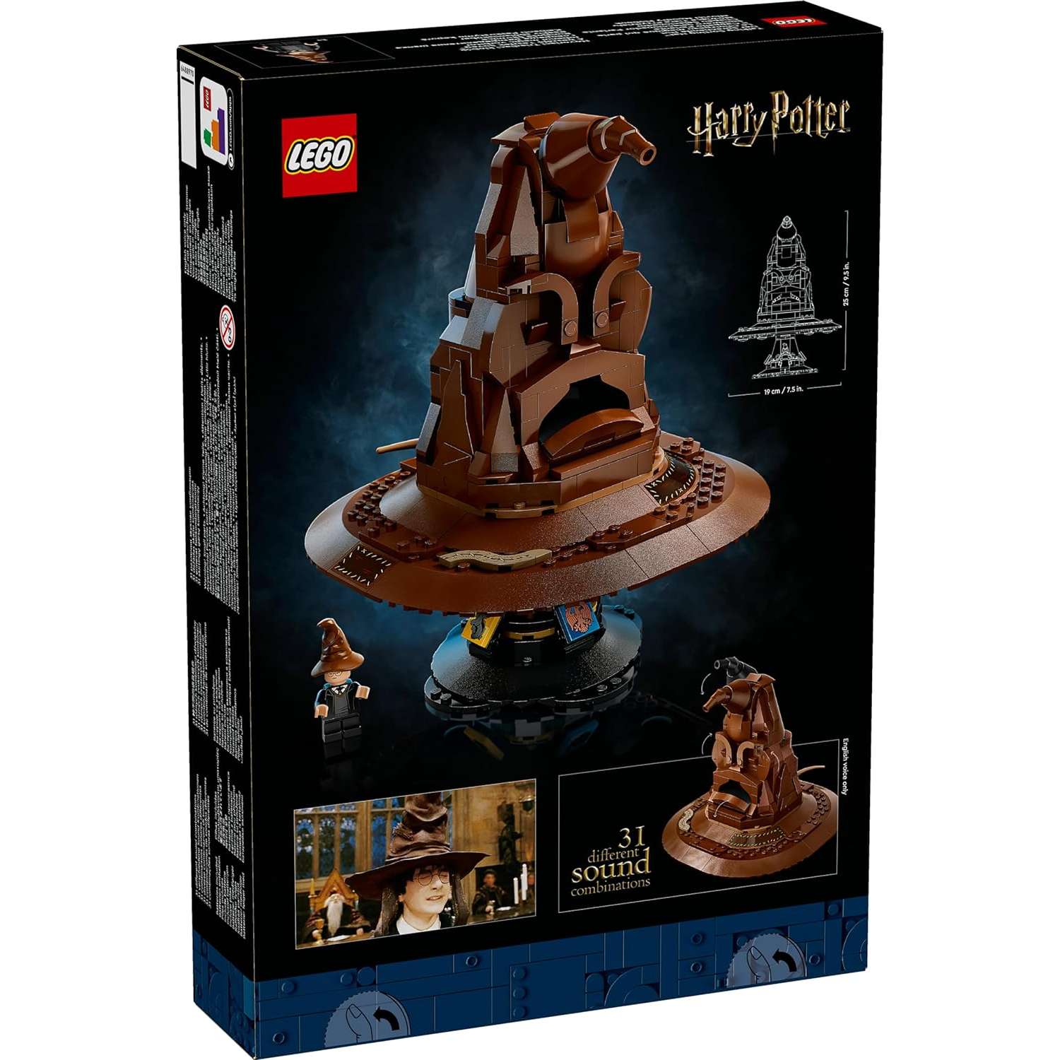 Конструктор LEGO Harry Potter Говорящая Распределяющая шляпа 561 дет. - фото 3