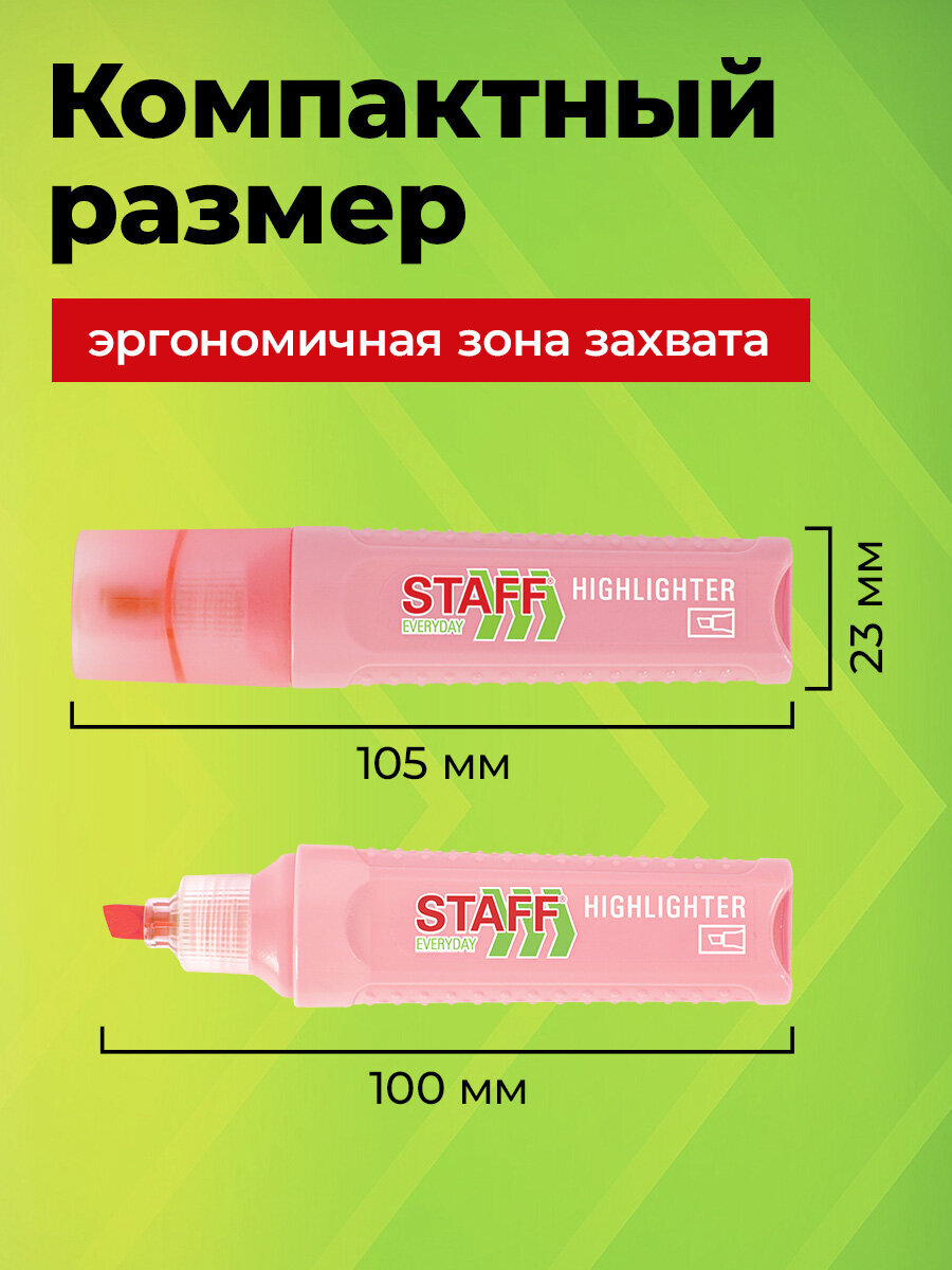 Текстовыделители Staff 6 шт. - фото 5