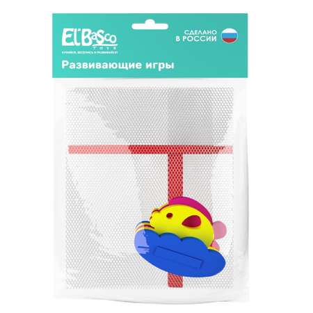 Сумка-сетка ElBascoToys для хранения игрушек в ванной с игрушкой для купания Рыбка