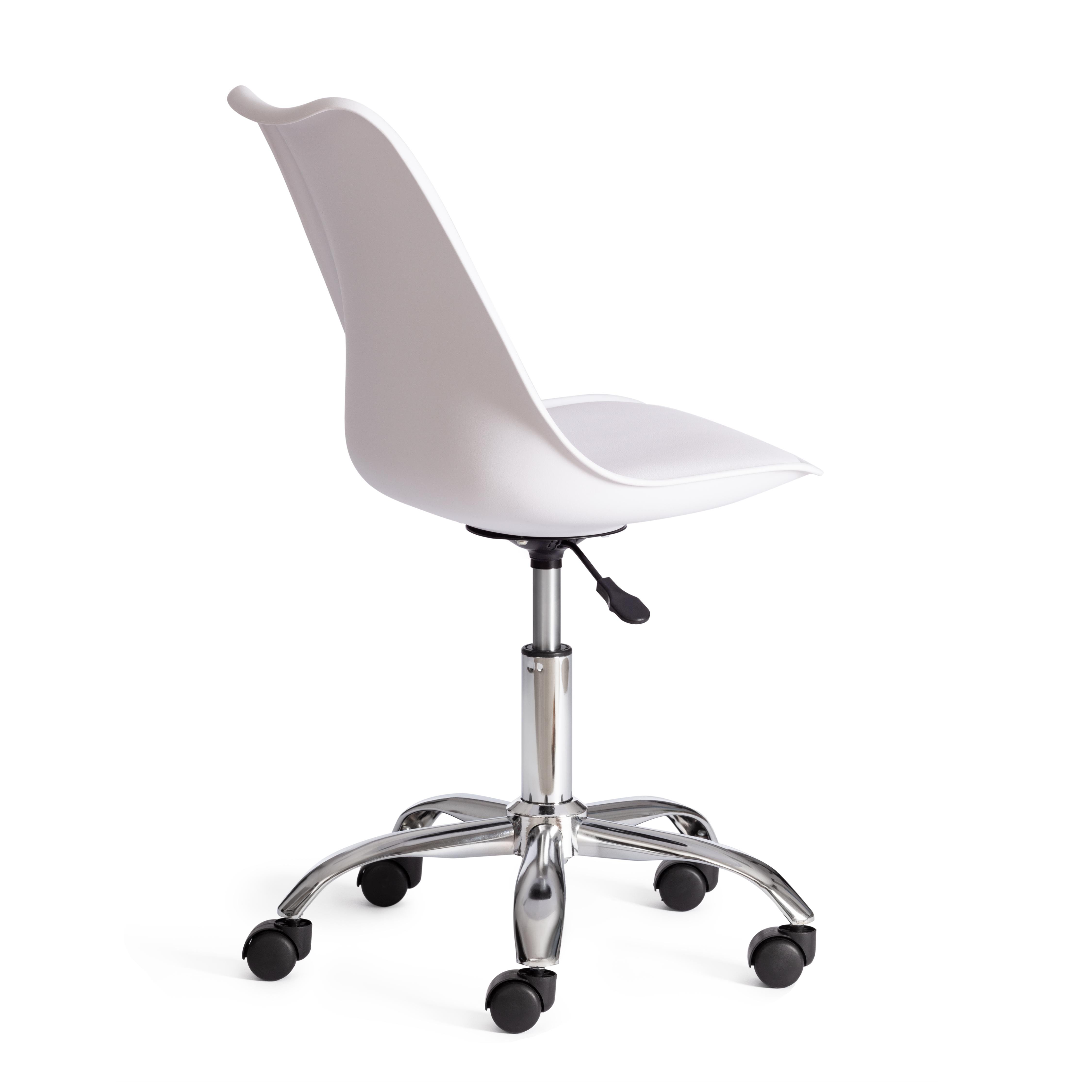 Компьютерное кресло TETCHAIR Тулип белый/хром - фото 4