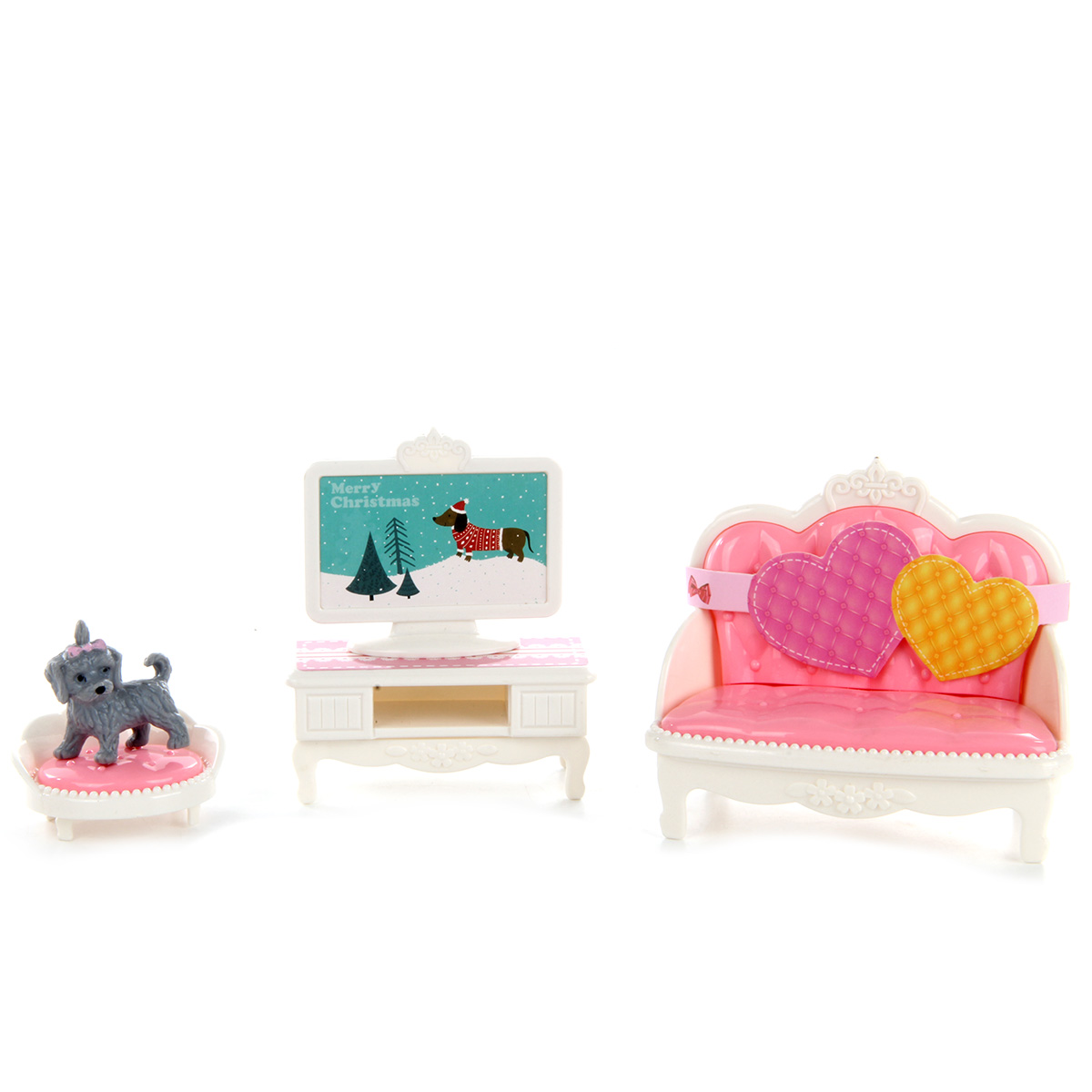 Аксессуар для кукол Veld Co кукольный интерьер, кресло, диван, комплект мебели, стол, светильник 117905 - фото 2