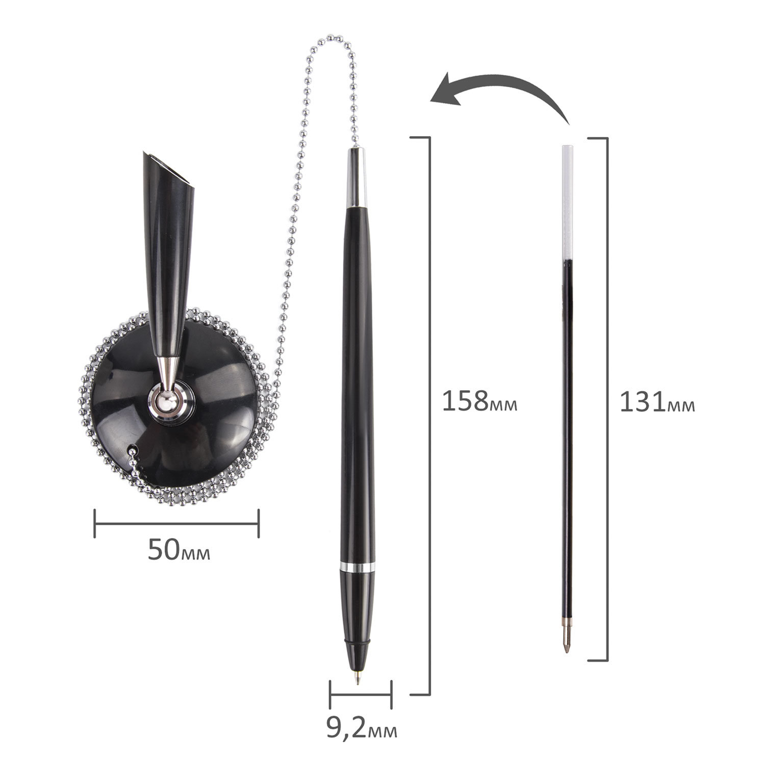 Ручка шариковая Brauberg 1 шт. - фото 8