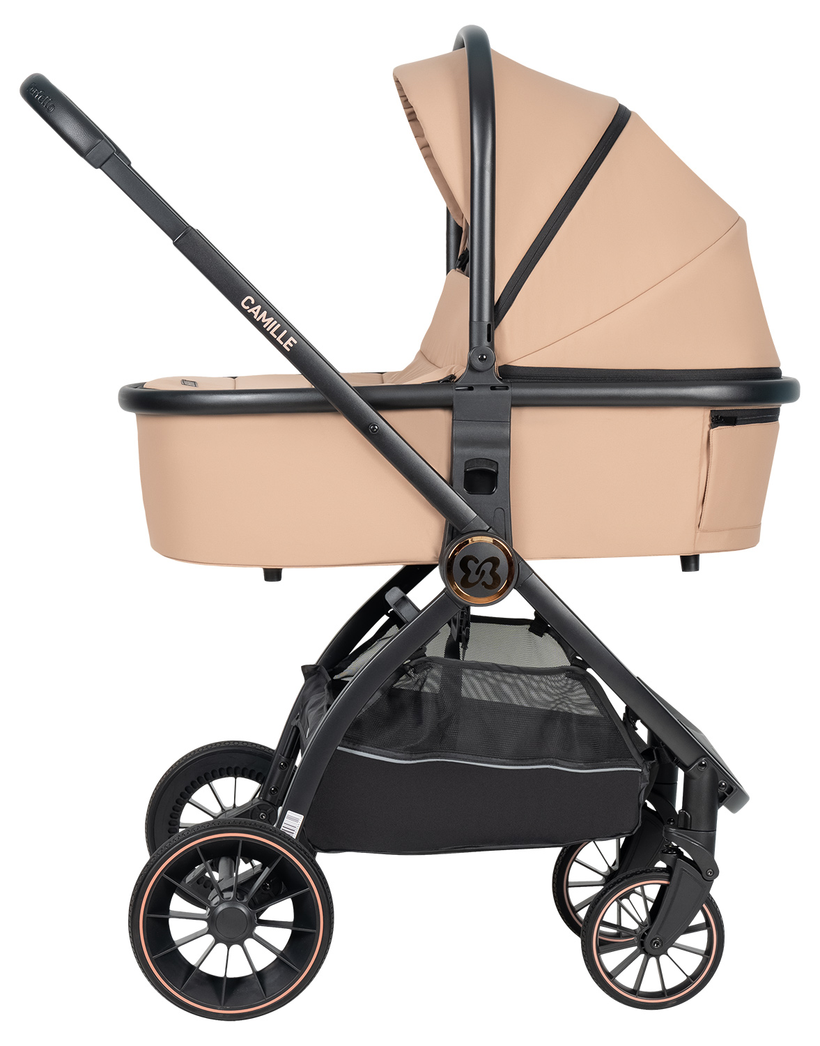 Коляска 3в1 Farfello Camille бежевый - фото 11