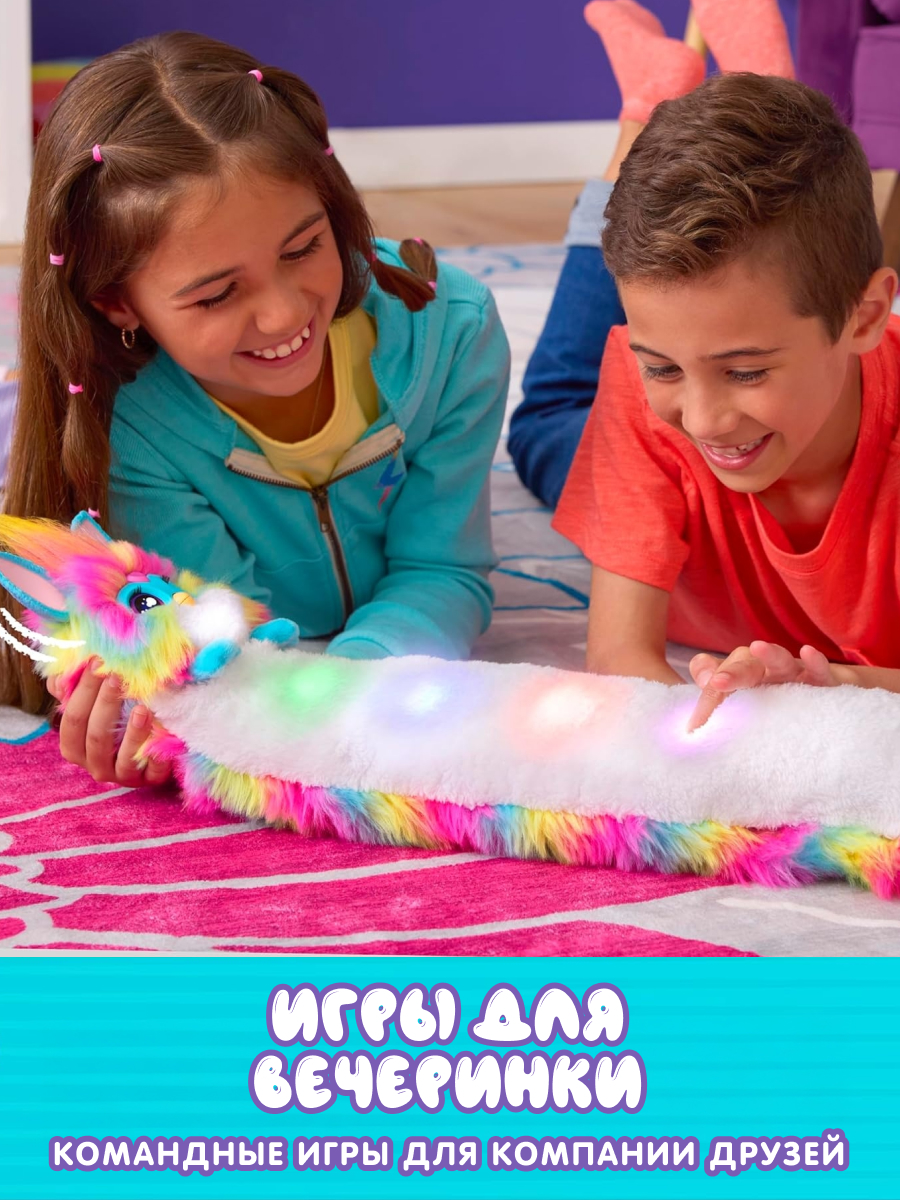 Мягкая игрушка Hasbro Ферби Furby DJ Rainbow робот - фото 7