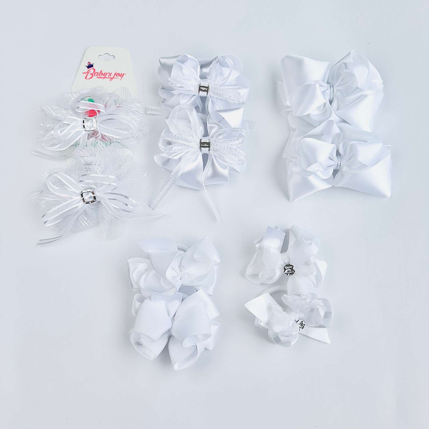 Бант Babys JOY 2шт Белый BS31-1 BS31-1 - фото 1