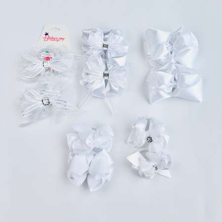 Бант Babys JOY 2шт Белый BS31-1