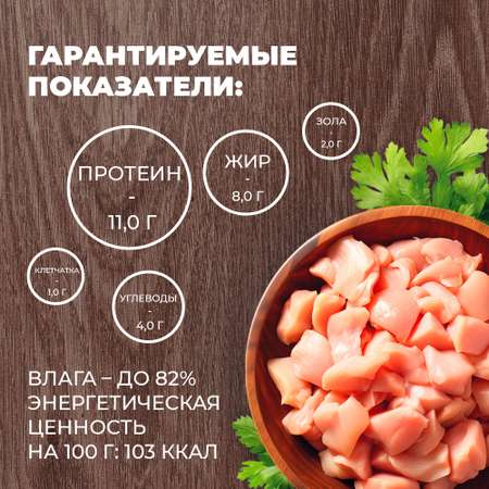 Корм для собак Родные корма курочка по-елецки 410г