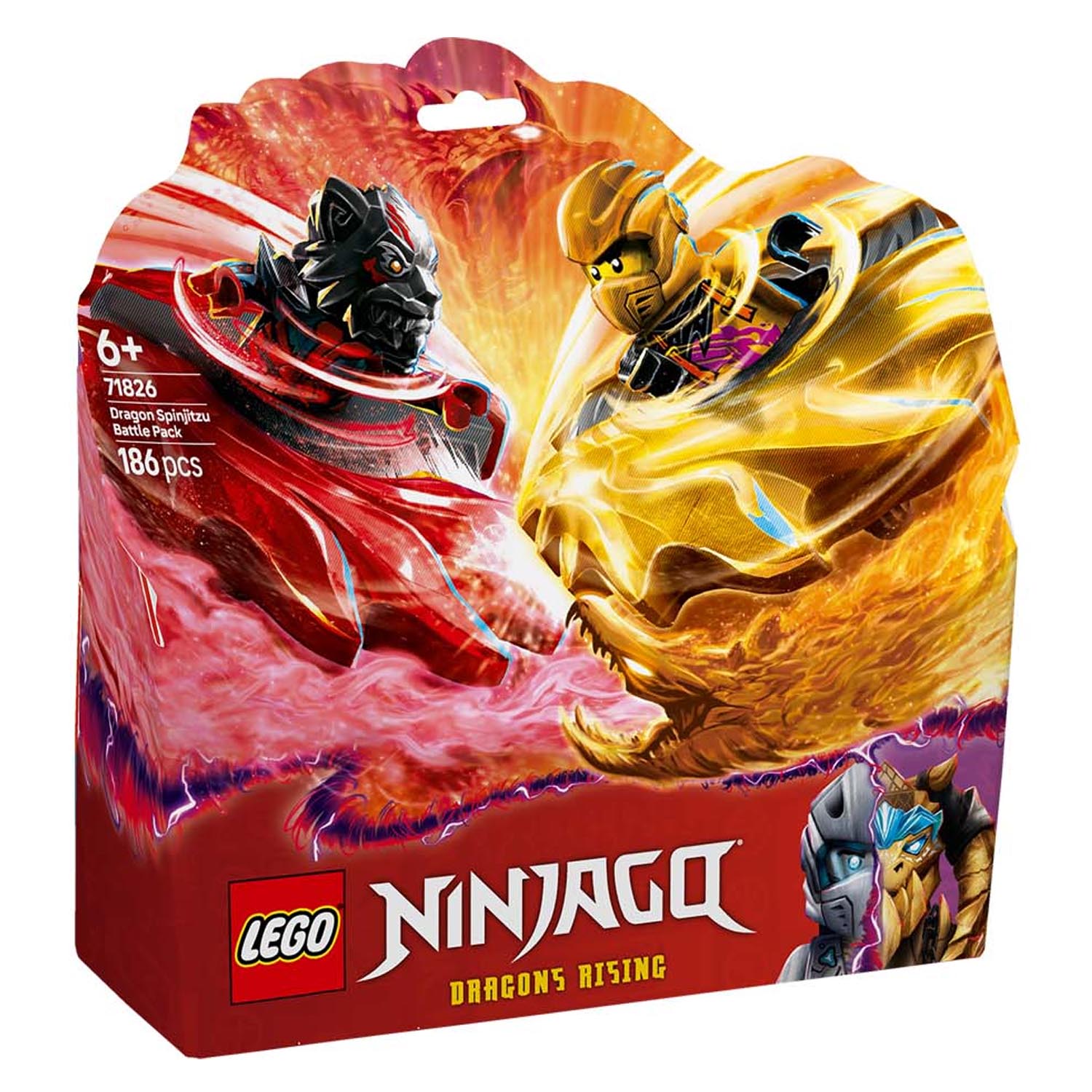 Конструктор LEGO NINJAGO Боевой набор Кружитцу Дракона блочный - фото 8