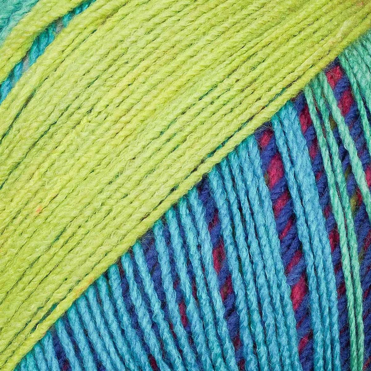 Пряжа Astra Premium Колор-блок Color-block акриловая 143 г 500 м 04 длинно-секционный 2 мотка - фото 8