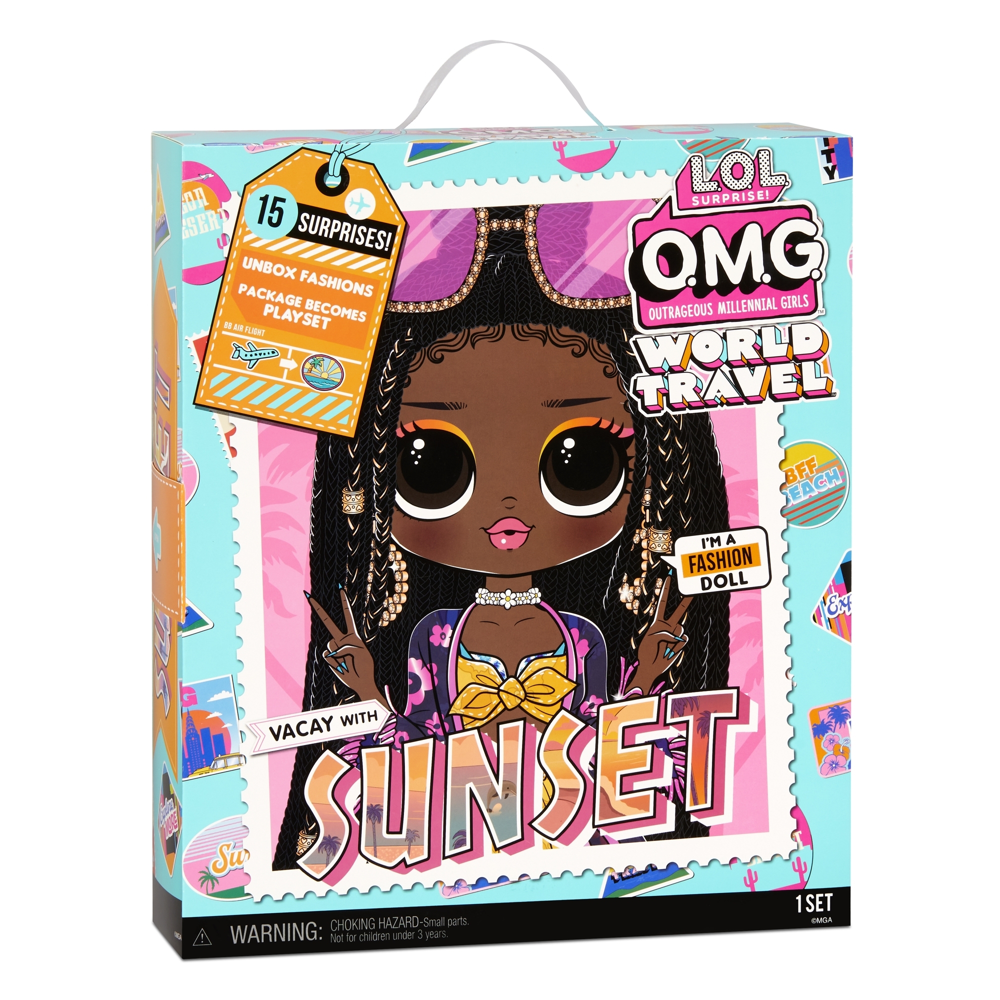 Кукла модельная L.O.L. Surprise! OMG Travel Doll Sunset 576570EUC - фото 8