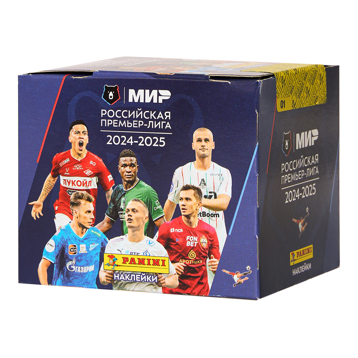 Изображение товара Наклейки Panini РПЛ сезон 2025-2026 50 шт.