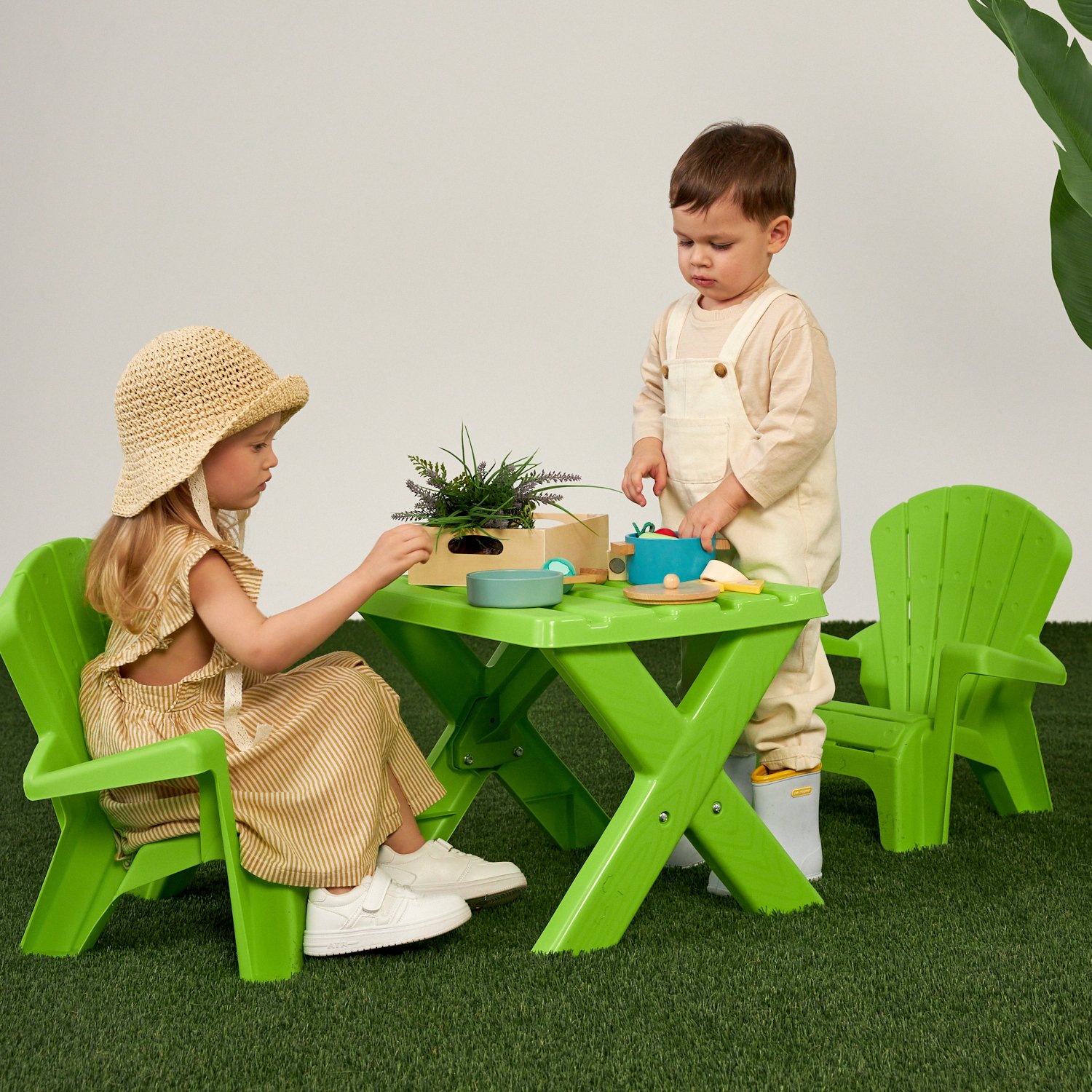 Комплект мебели UNIX Kids Garden Green - фото 12