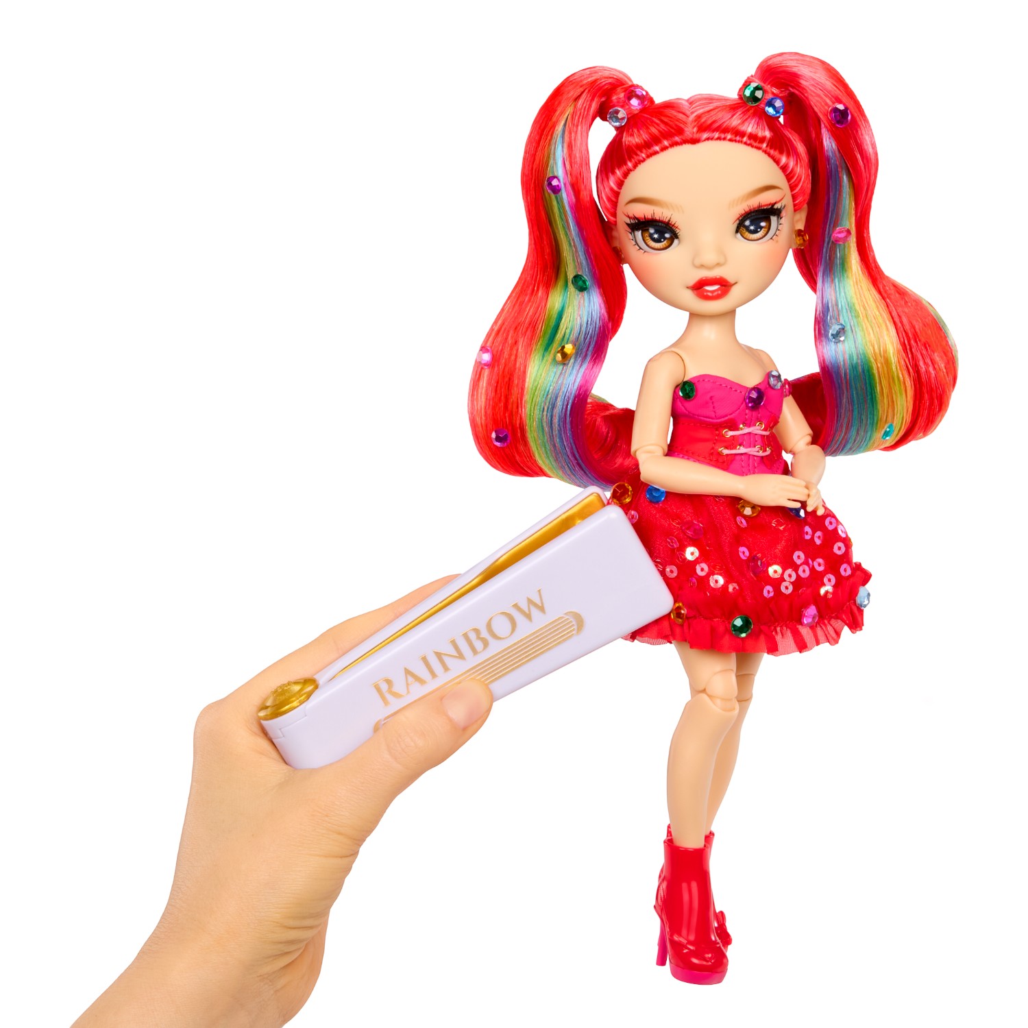 Кукла модельная Rainbow High Dazzling Вивьен красная с акс. 70779 - фото 6