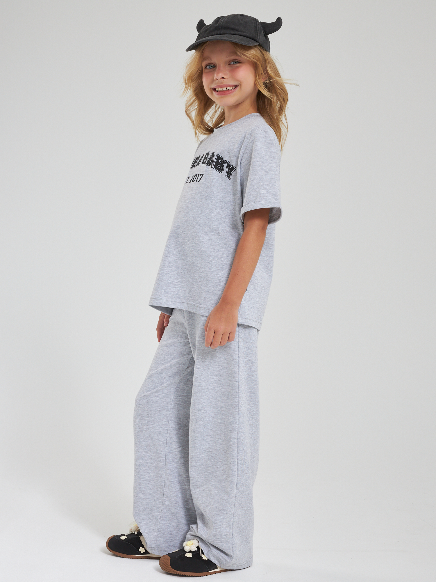 Футболка и брюки Crimea Baby Pants/grey - фото 3