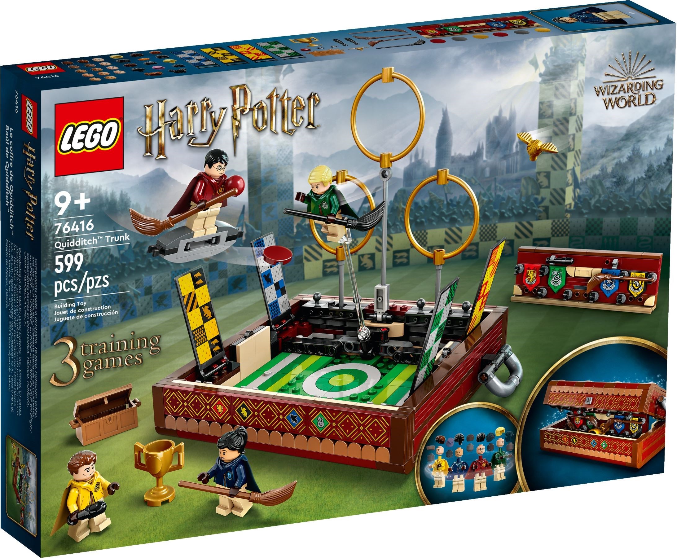 Изображение товара Конструктор LEGO Harry Potter Сундук для Квиддича 76416 1074 детали