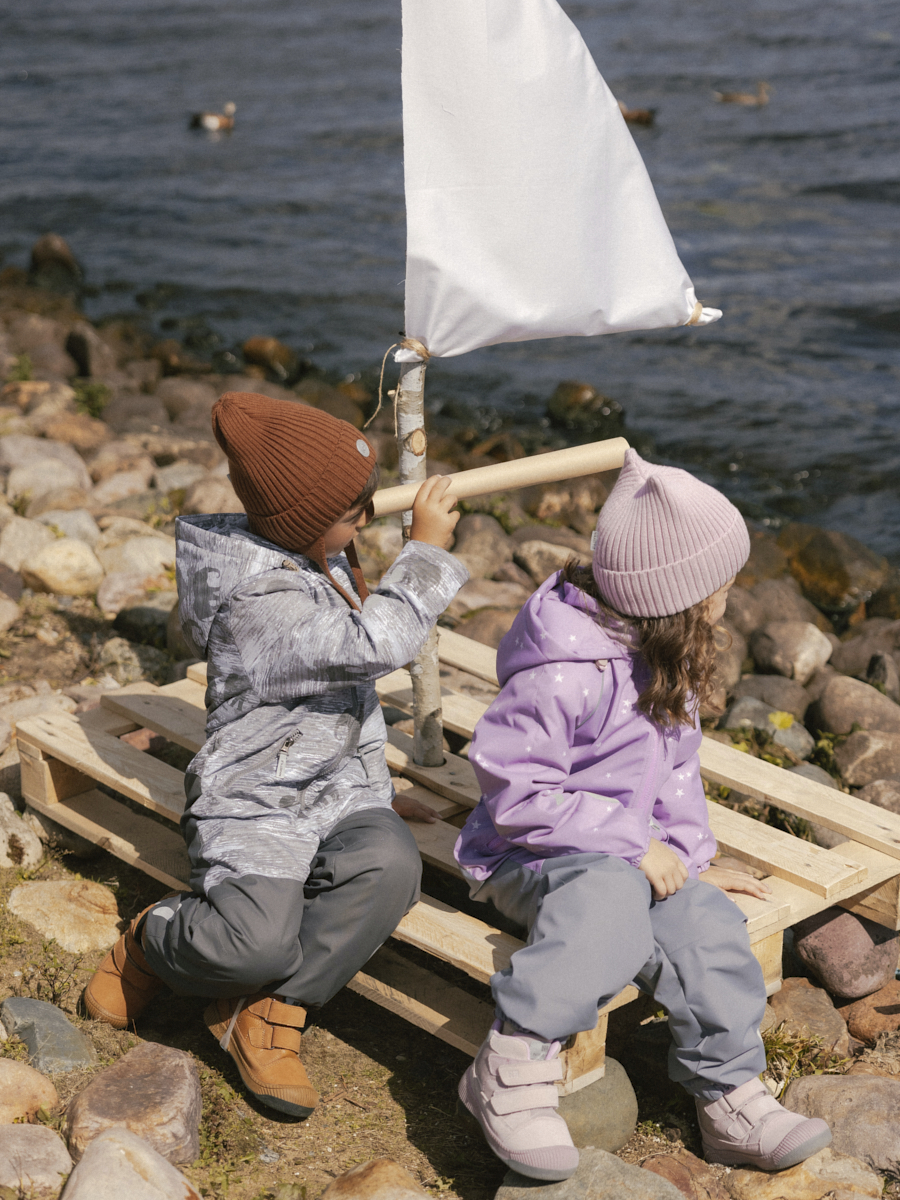 Комбинезон NIKASTYLE 8м0626 пудра/светло-серый - фото 8