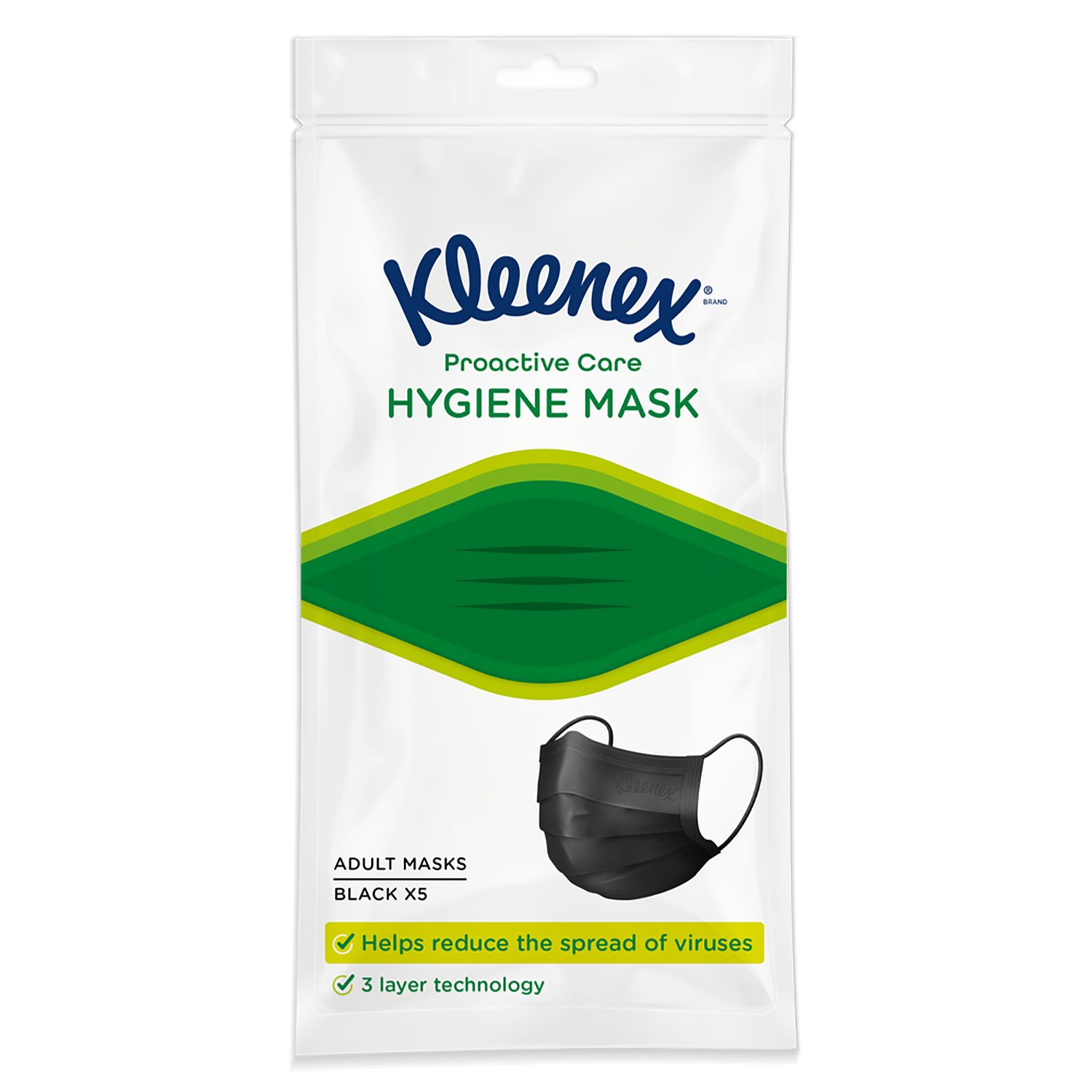 Маска гигиеническая Kleenex для взрослых 5шт 7700910 - фото 11