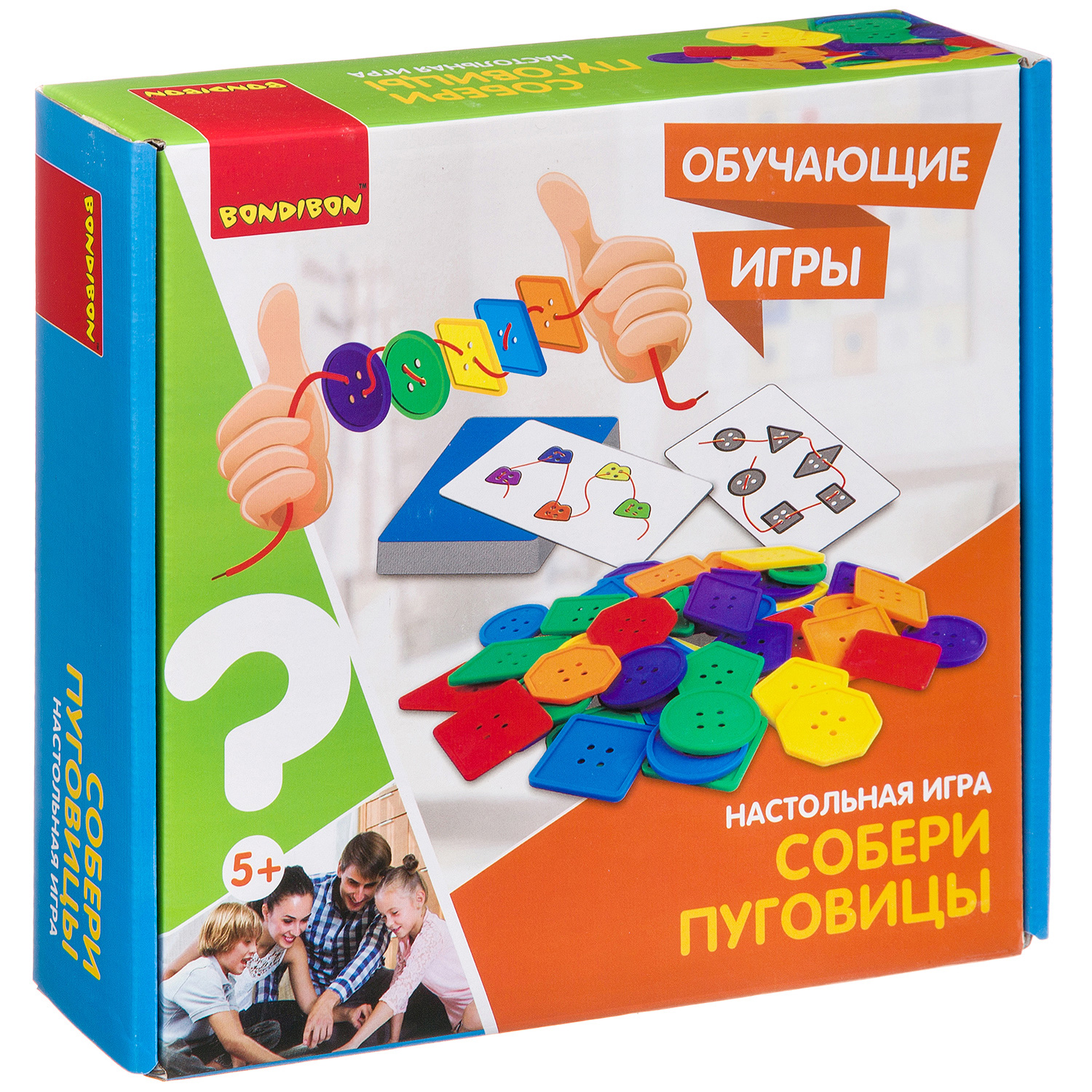 Настольная игра Bondibon для моторики Собери пуговицы - фото 3