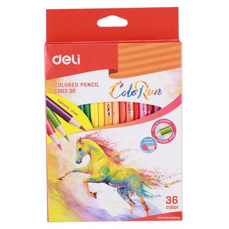 Карандаши цветные Deli 36 шт.