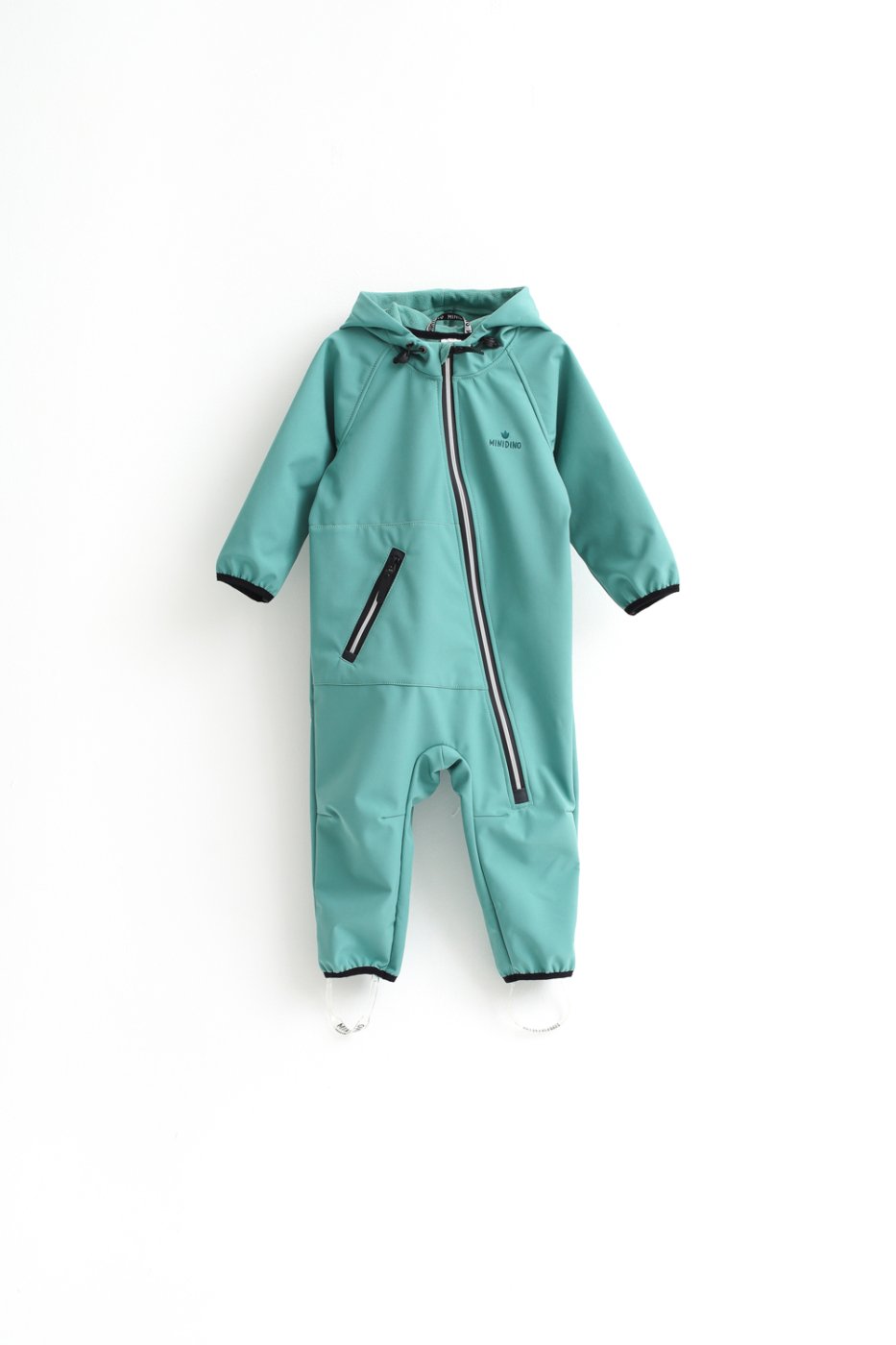 Комбинезон MINIDINO B-KOM-004/ДКомбинезон софтшелл детский Дино малахит - фото 4