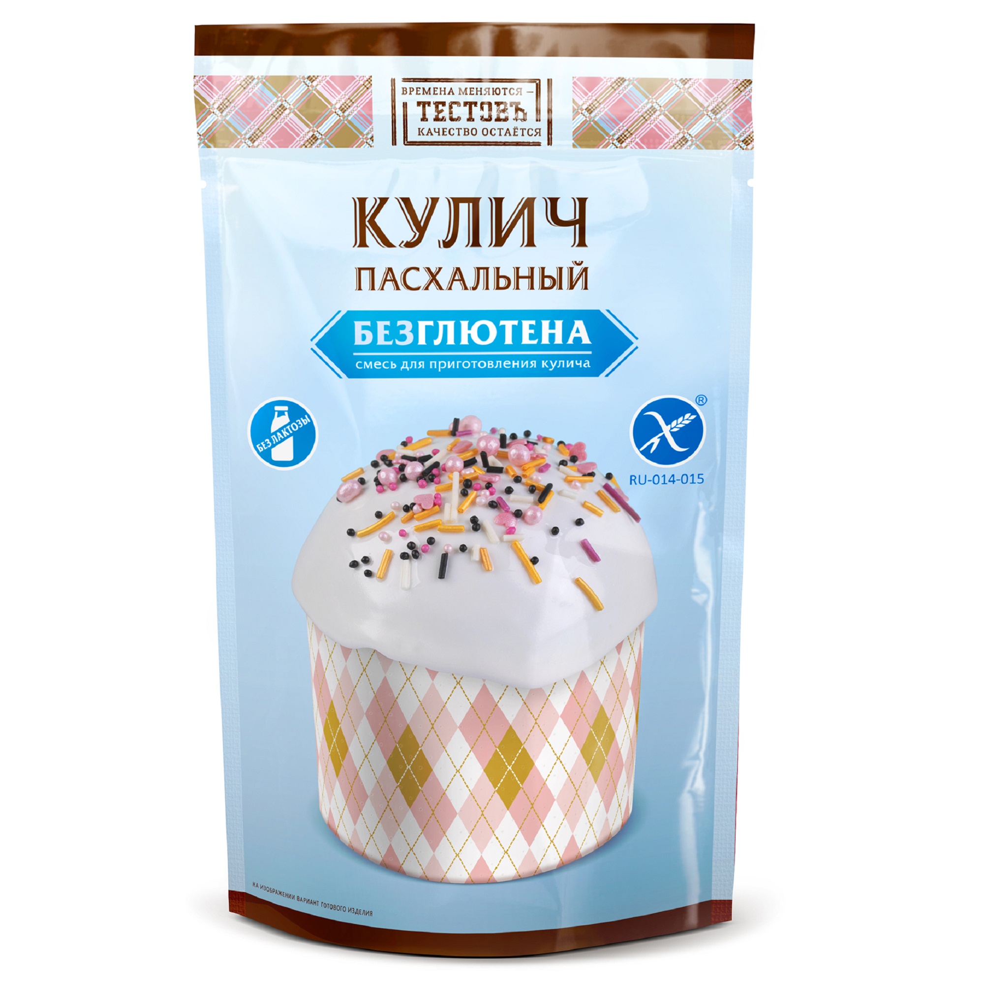 Смесь для выпечки ТЕСТОВЪ Пасхальный кулич без глютена 200 гр - фото 1