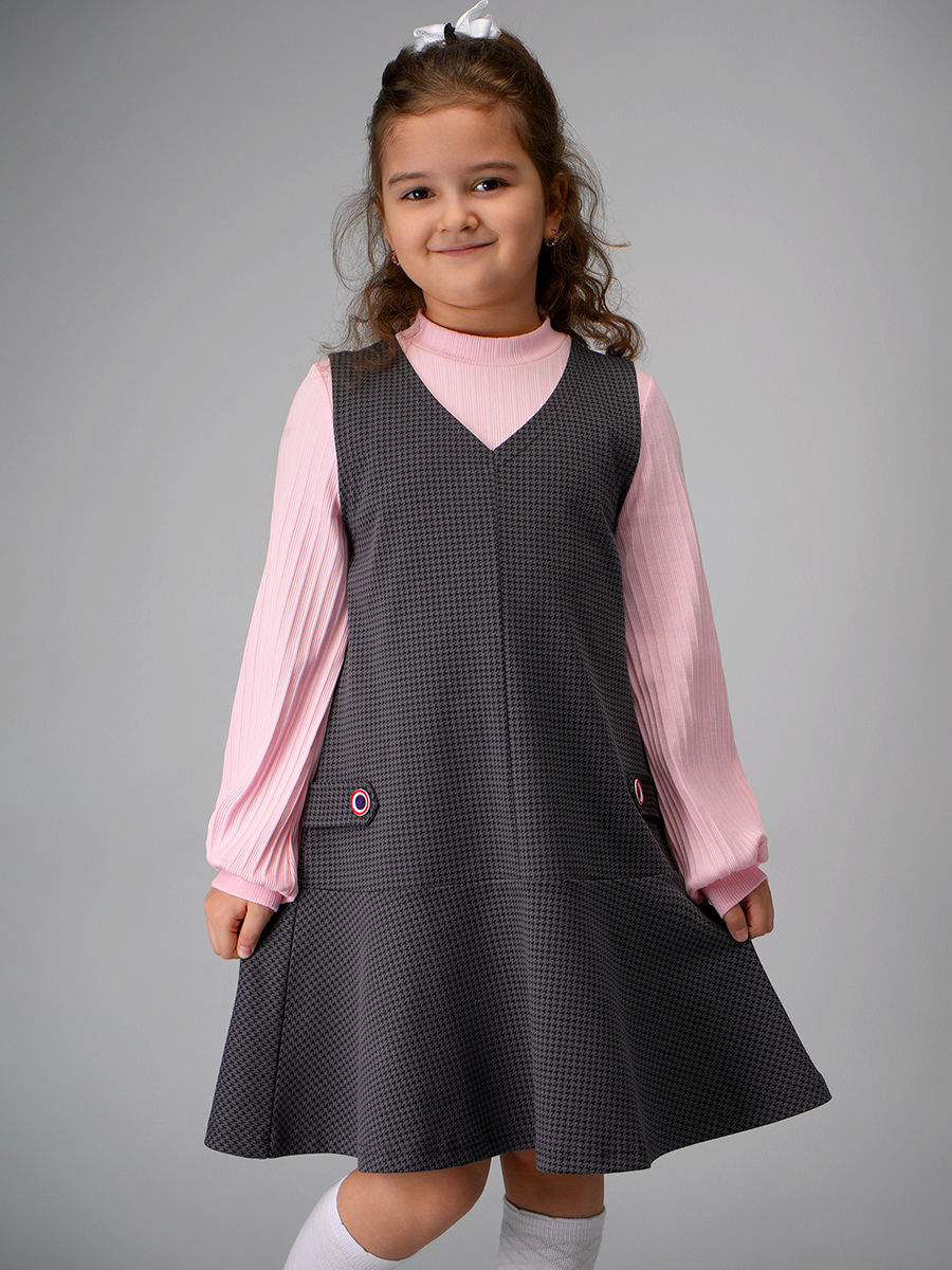 Сарафан HappyFox HF33116серый - фото 3